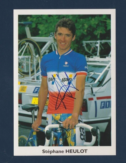 CYCLISME carte cycliste CHRIS BOARDMAN Champion du Monde équipe GAN 1997 Signée