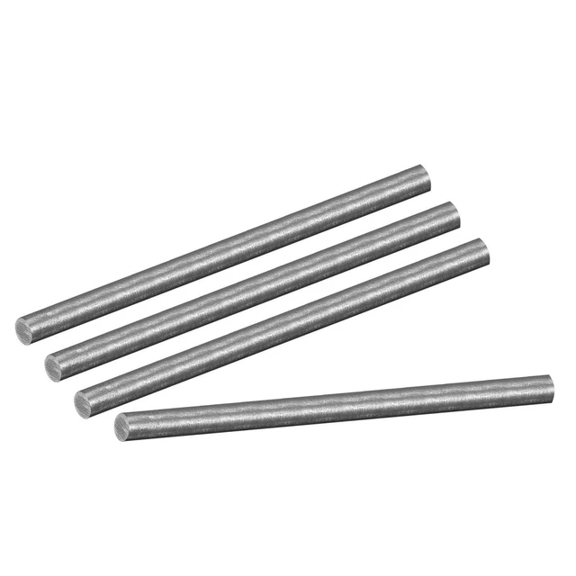 Graphite Rod 3.94" Long 0.16" Diameter for Melting Casting Gold Copper 4Pcs