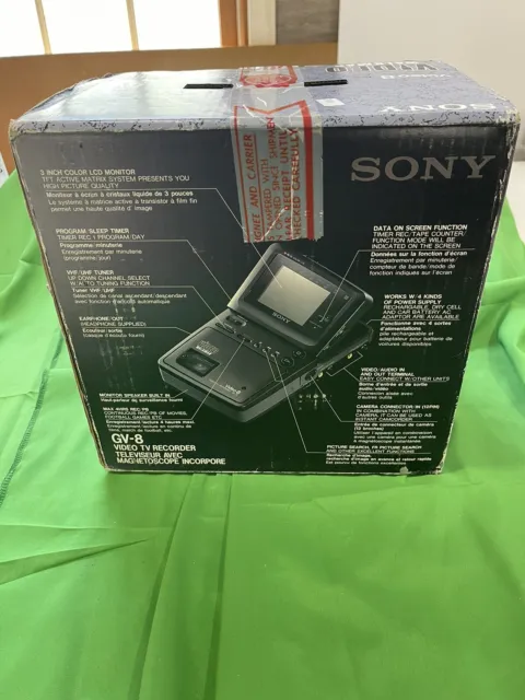 Sony GV-8 Video Walkman 8mm TV/Video Recorder NEW IN BOX!
