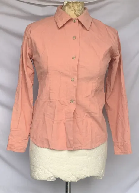 vintage st Michael needle cord blouse In light pink age 9-10