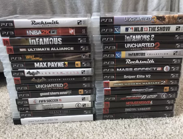 Playstation 3 PS3 Games - Pick and Choose - Tested, Most Complete in Box  (CIB)