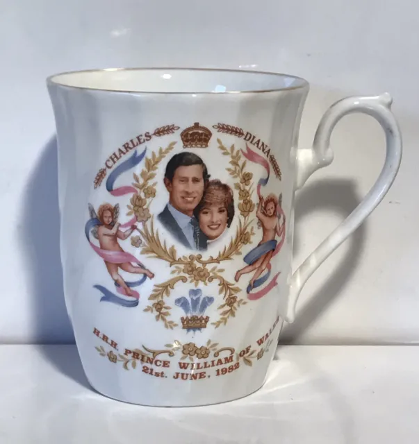 Vintage Prince William Cup Royal Birth 1982 Finsbury Fine Bone China Ref:ROY100