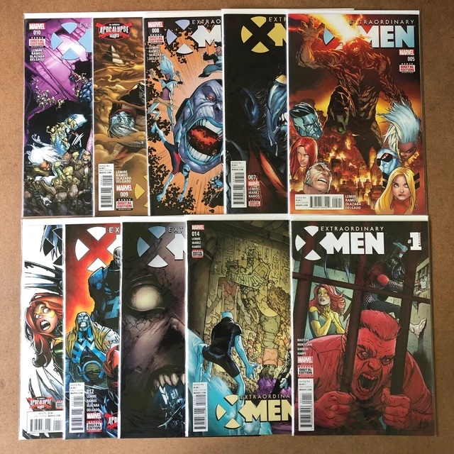 Extraordinary X-Men #5 7 8 9 10 11 12 13 14 Annual 1 Lot (Nm) 2016 Lemire Ramos