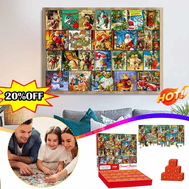 ADVENT 25 DAY Countdown Calendar 2024 Christmas 1000 Piece Jigsaw