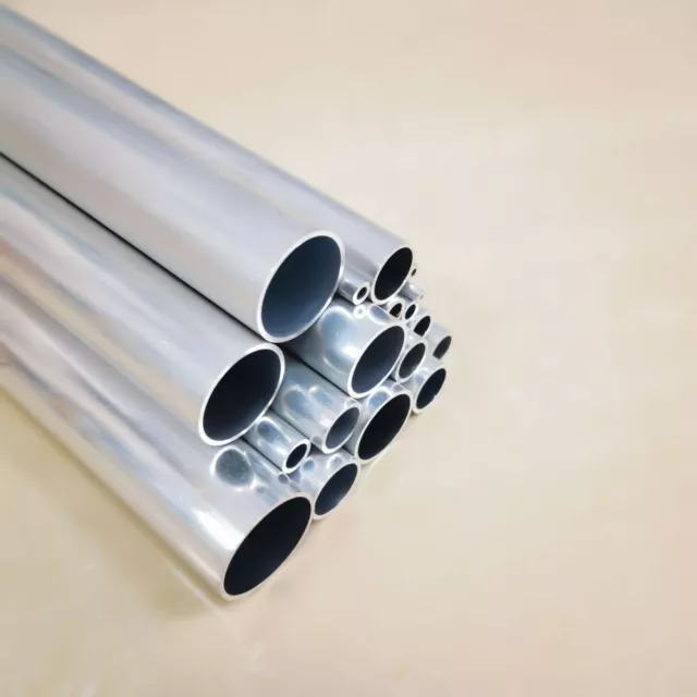 3Pcs Aluminium Tube 1mm Wall Thickness 3-40mm OD 300mm Length Hollow Rod AL6063 2