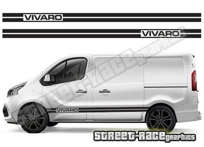 ADESIVI per VIVARO strisce Camper Van Decalcomanie Grafiche in vinile 