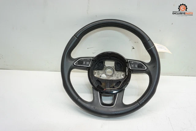 15-18 Audi Q3 Prestige OEM Steering 4 Spoke Leather W/ Control Switch Black 1109
