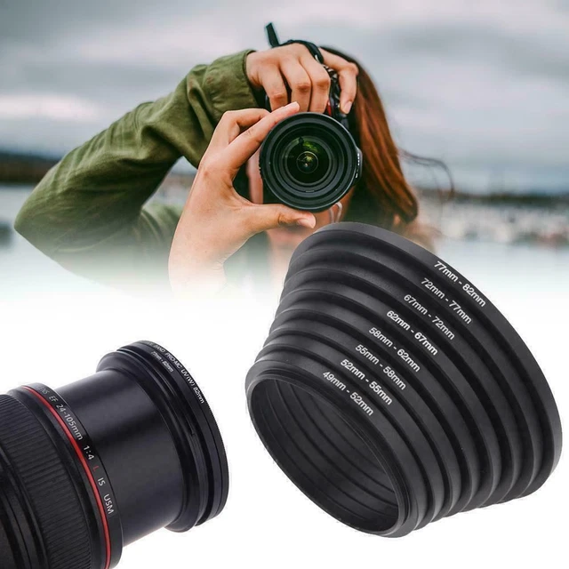 Anello Adattatore Step Down 58/52mm. X Montare Filtri 52mm Su Obiettivi Diam 58 - Foto 5