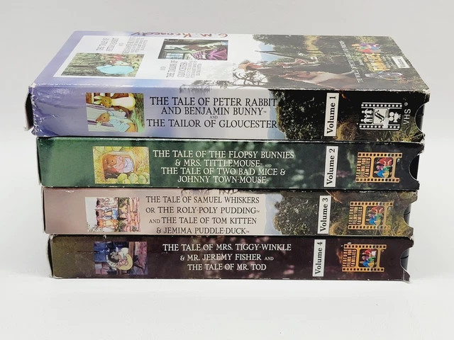 THE WORLD OF Peter Rabbit & Friends Vol. 1-4 Classic Childrens Stories ...