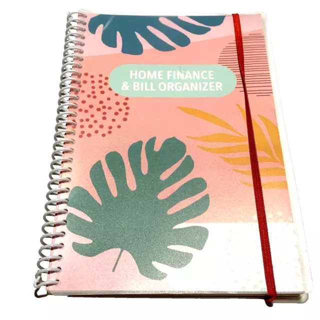 Undated Budget Planner Book Monthly Bill Organizer Expense Tracker with  Pockets
