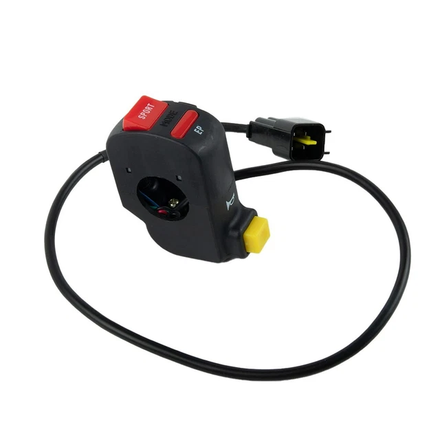 Bouton Klaxon Combinaison Interrupteur 1 PC Accessoires Noir Électrique Moto