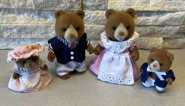 SYLVANIAN FAMILIES MARMALADE Bear Family Vintage Calico Critters Tomy Rare Great 99.99 PicClick UK