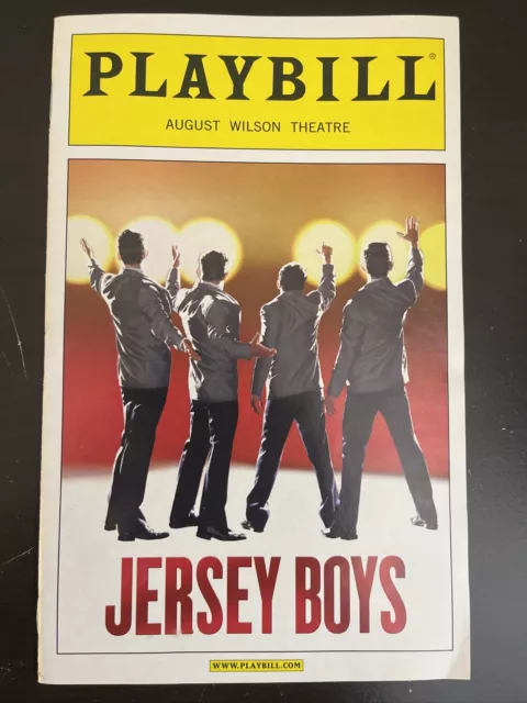 Jersey Boys The Musical Original Broadway Playbill Andrew Rannells