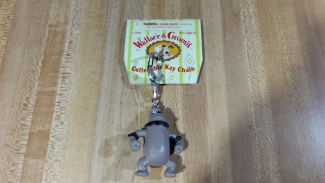Wallace & Gromit Collectible Preston Keychain,1989,new!