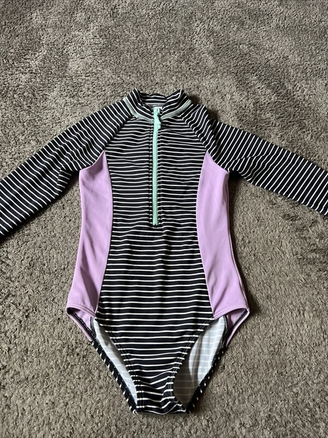 Costume da bagno a maniche lunghe ragazza di John Lewis età 8 Appena indossato
