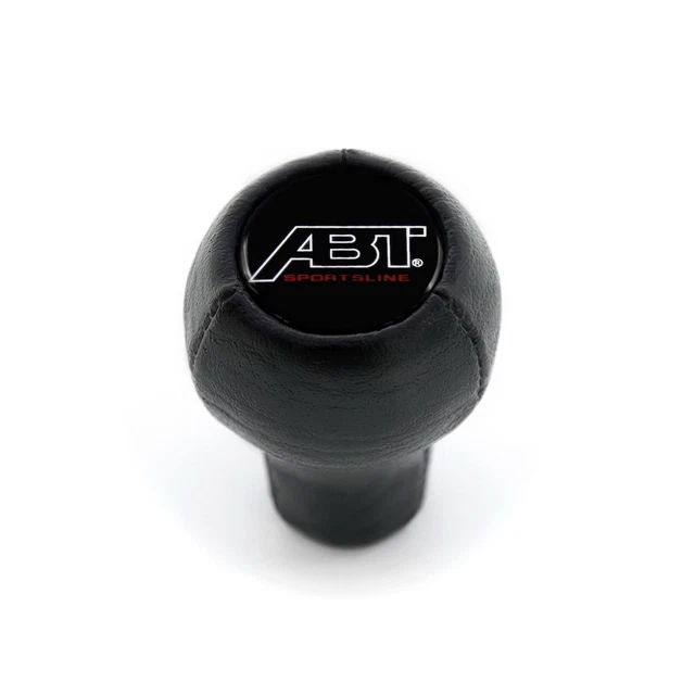 Custom Black Leather 5-Speed Shift Knob For VW Rabbit Cabriolet Jetta Passat – M12x1.5 Thread