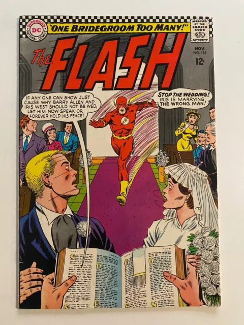 The Flash #165 Nov 1966 Comic Book Wedding Issue