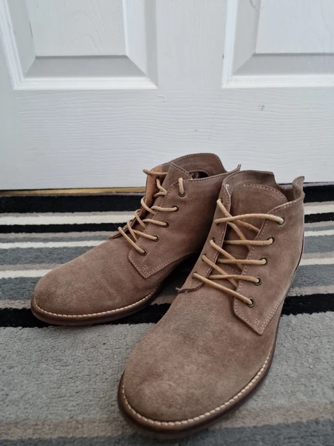 BERTIE LONDON TAUPE Suede Lace Up Ankle Boot Uk 6.5 EU 40 9.00 PicClick UK