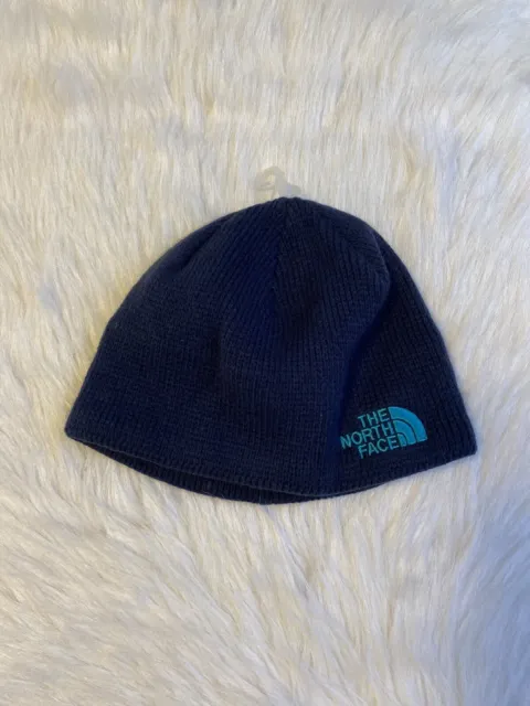 THE NORTH FACE Hat Youth Junior Size Small Blue Beanie $12.00 - PicClick