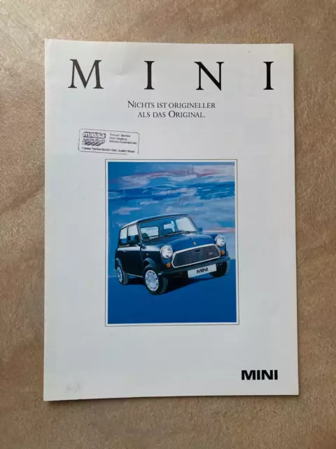 Prospekt Brochure Austin Rover Mini