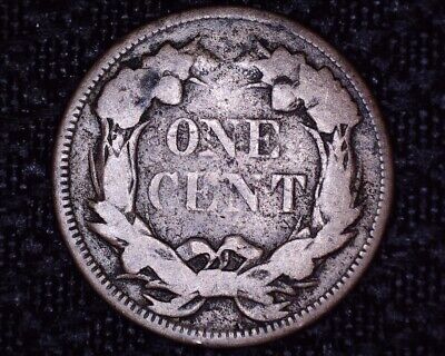1857 Flying Eagle Cent Decent Detail 1st Small Cent Nice Coin #FE130 10
