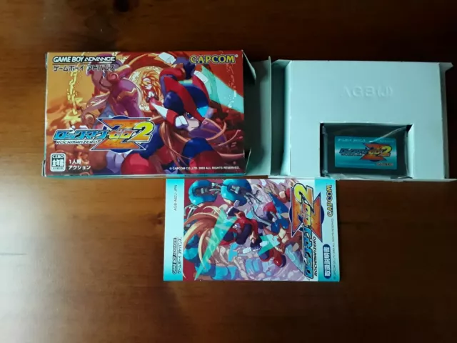 Mega Man Zero 2 Rock Man (Nintendo Game Boy Advance, 2003) Japanese Version