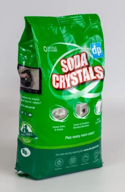 Dri-Pak Soda Crystals 1Kg For Laundry, Sinks, Drains