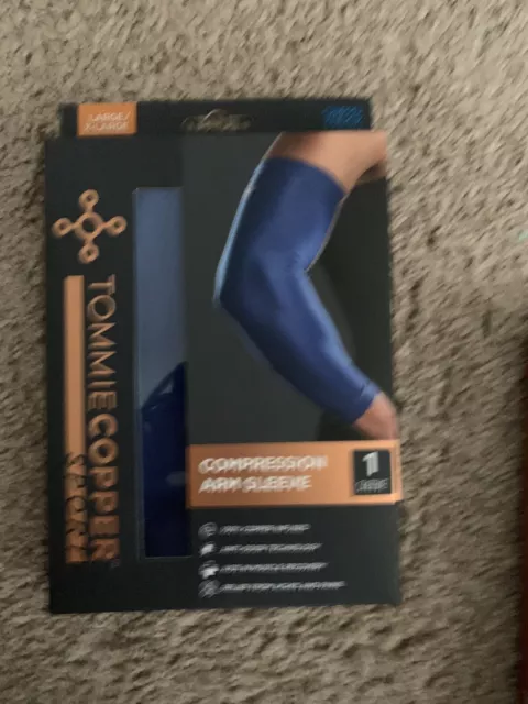 Tommie Copper Sport Compression Arm Sleeve Joint Pain Relief Multiple Colors