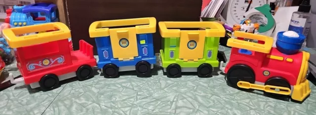 Fisher Price Little People 4 Piece Load and Go Train  With Sound 2012 Mattel