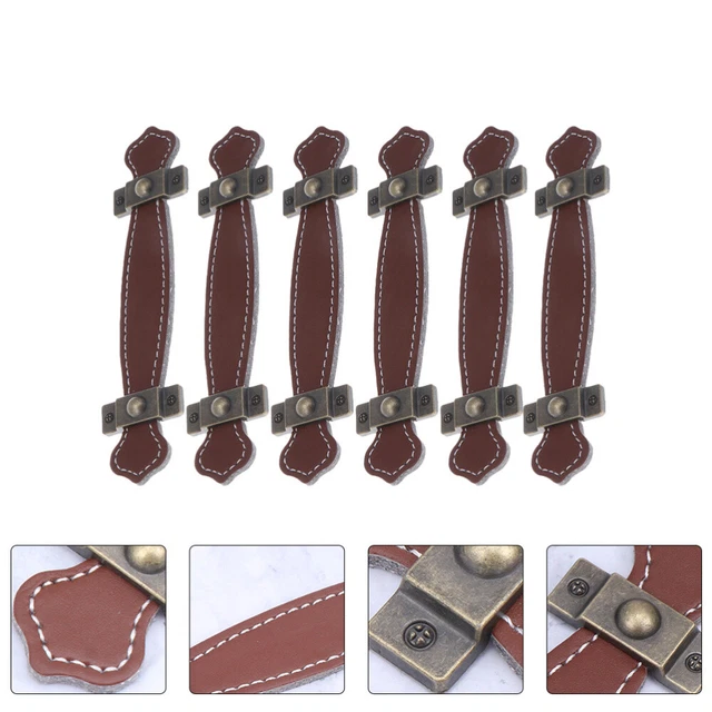 6 Pcs Wardrobe Knobs Handle Cabinet Door Knobs Round Vanity Tray Vintage 2