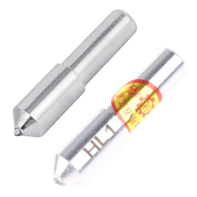 Round  Pen Dresser Shank Grinder Wheel Single Point Abrasive Tool Silver