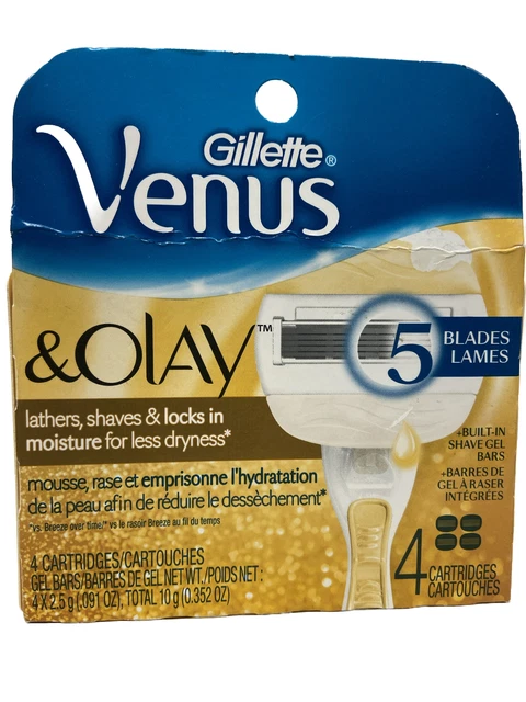 4 cartuchos de recarga Gillette Venus & Olay