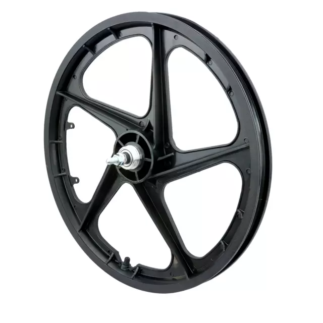 20" Rear Aero 5 "BLACK" BMX 5 Spoke Mag Nylon wheel Aero 5 - WH-20B-MX-KR