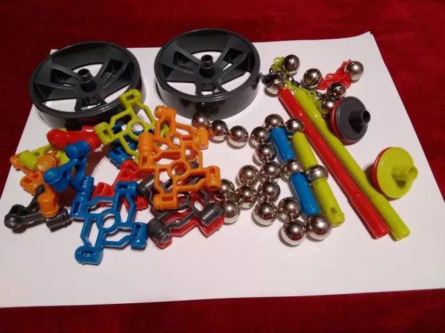 Mega Bloks Magnext 40 Pieces Count Special Parts Deluxe # 29907