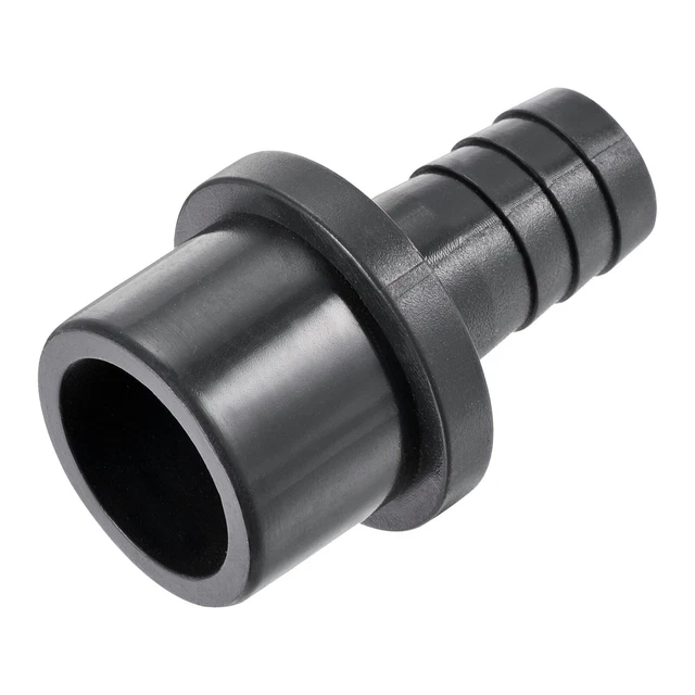 PVC Tuyau Raccord 14mm Barbelé x 25mm OD Tube Adaptateur Tuyau Connecteur Noir