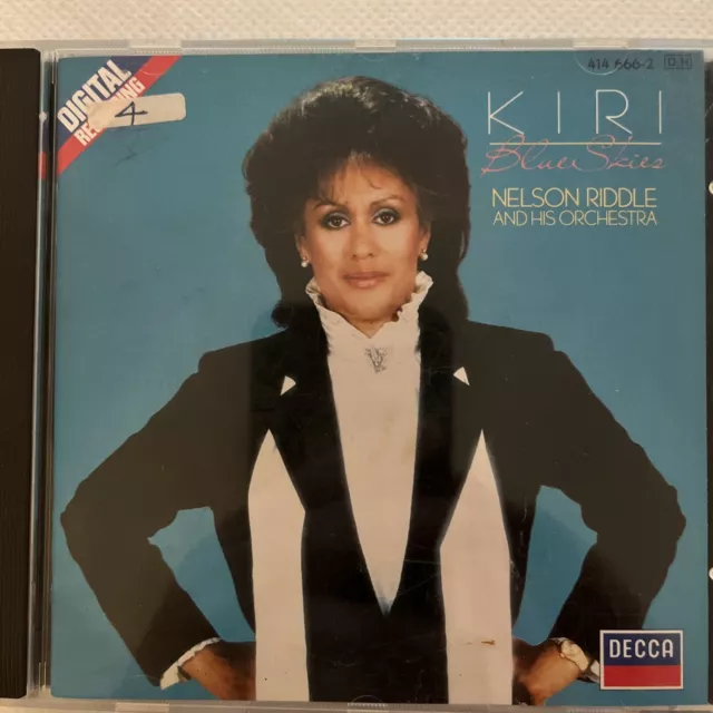 Blue Skies by Kiri Te Kanawa (CD). Nelson Riddle And His Orchestra