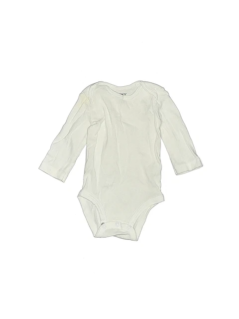 Cat & Jack Boys White Short Sleeve Bodysuit 3 Months