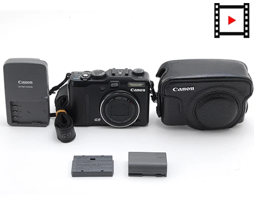 [MINT w/Case] Canon PowerShot G9 12.1MP Digital Compact Camera Black JAPAN