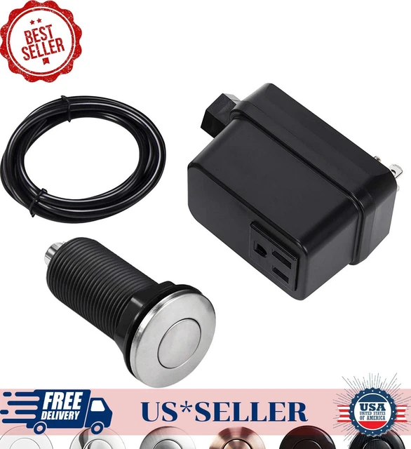 Garbage Disposal Sink Top Air Switch Kit For Waste King InSinkErator Moen GE 2.5