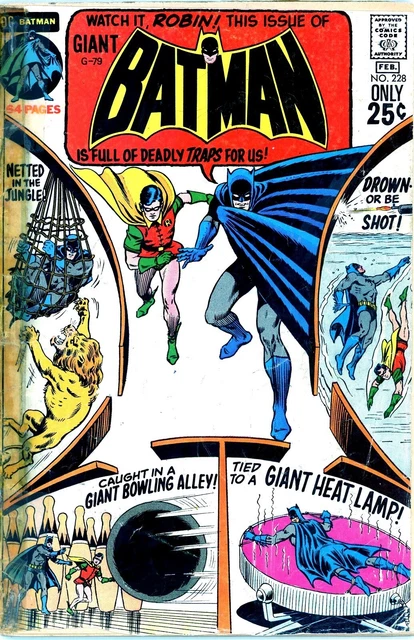 Batman #228 “Deadly Traps For Batman And Robin!!!-Giant Size ! No Reserve!