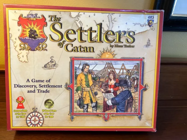 The Settlers Of Catan Board Game 483 Klaus Teuber Mayfair Games