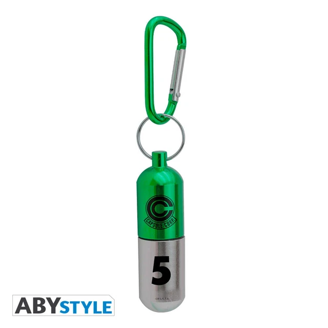 Dragon Ball Z Green Capsule Corp. Keychain DBZ Anime Manga Accessory ABYstyle