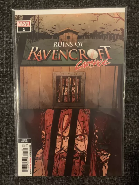 Ruins Of Ravencroft Carnage 1 2Nd Print 1St Cortland Kasady 2020 Marvel Comics
