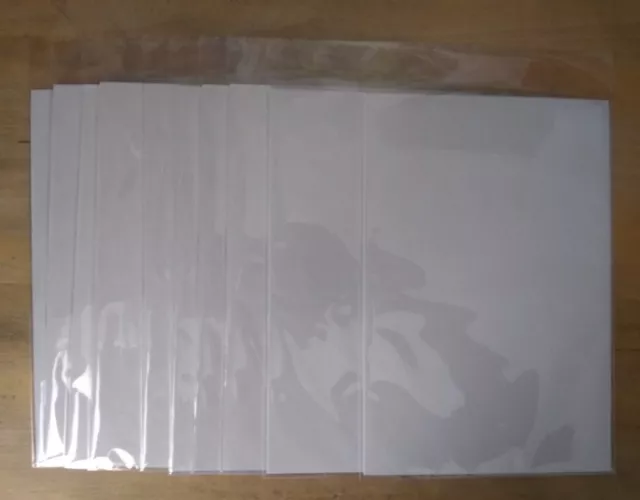 Pre-Made 10 Count Mylites 2 Standard Comic Bags and FULL BACK 42 PT Boards!