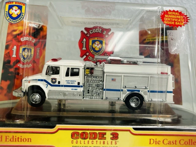 CODE 3 12913 1 64 Scale Die Cast Pierce Speedway Fire Department 
