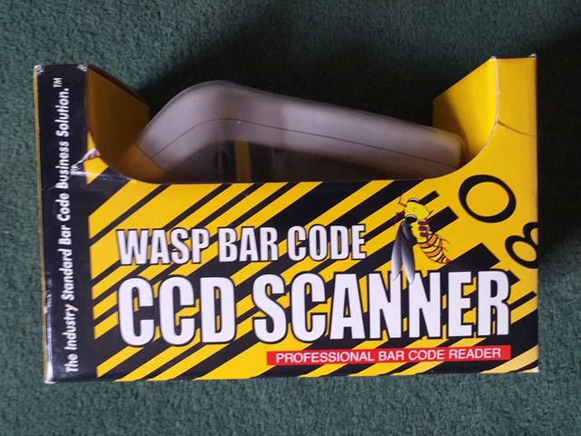 Vintage retro Wasp bar code reader old computer 1990's 2000's prop