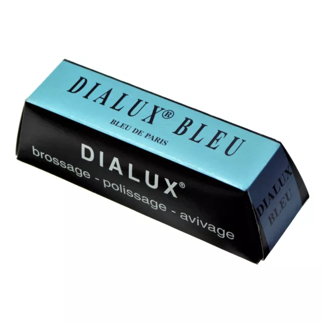 (119,50 EUR/kg) DIALUX Polierpaste bleu (blau) polieren für Stahl 100 g