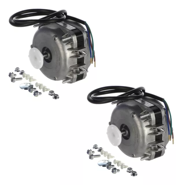 ELCO 5W FAN MOTOR x 2 MULTI FIT UNIVERSAL MOUNTING  5 WATT 230 VOLT GENUINE PART