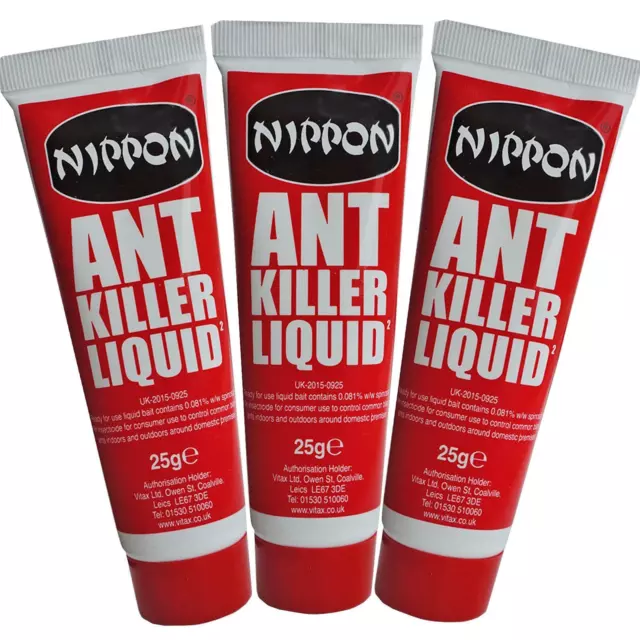 Nippon Ant Killer Liquid 25g Controls Ants Around The Home Destroys Colonies