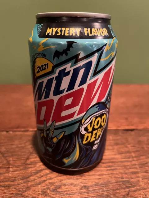 MTN DEW VOODEW 2021-ONE FULL Unopened 12oz Can Limited Edition Mountain Original